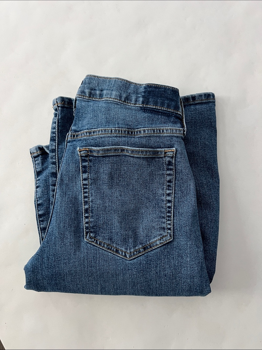 ETICA ROMI Mid Rise Wide Leg Denim Jeans Medium Wash 28 - Picture 9 of 9